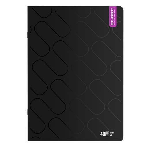 Füzet vonalas ICO Student Black Prémium A/4 40 lapos kép