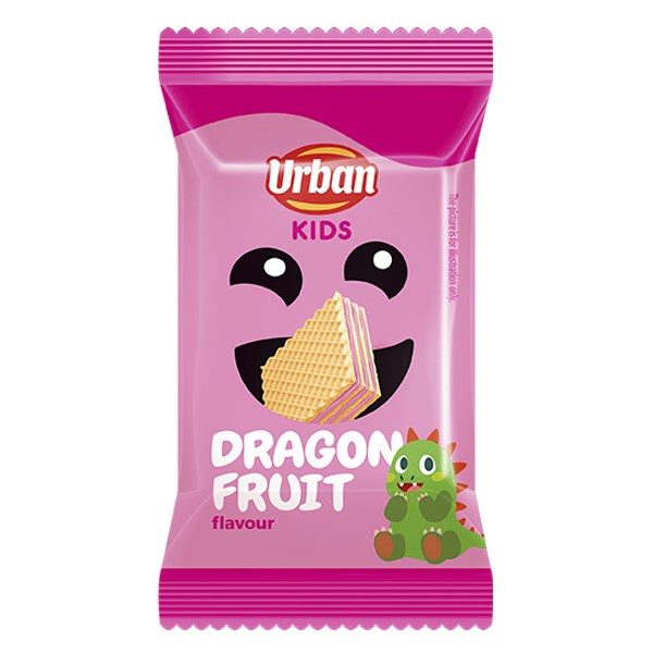 Töltött ostya URBAN Kids sárkánygyümölcsös szelet 20 g kép