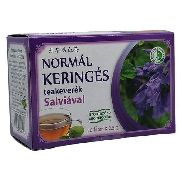 Herbatea DR CHEN Normál keringés salviával 20 filter/doboz kép
