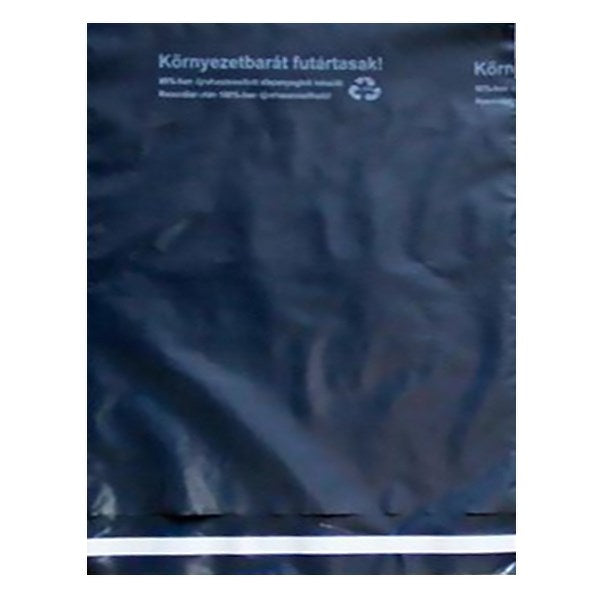 Futártasak biztonsági ragasztócsíkkal környezetbarát 35x45cm 50 mikron 100 darabos kép