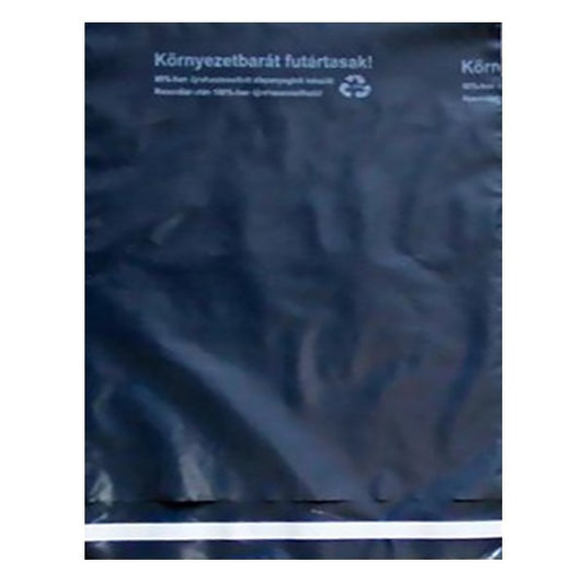 Futártasak biztonsági ragasztócsíkkal környezetbarát 35x45cm 50 mikron 100 darabos kép