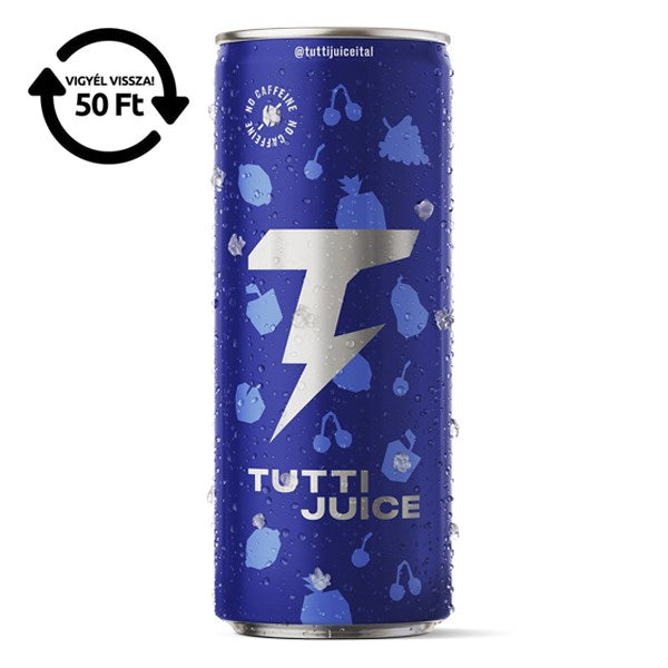 Üdítőital szénsavas TUTTI JUICE tutti frutti original 250 ml DRS kép