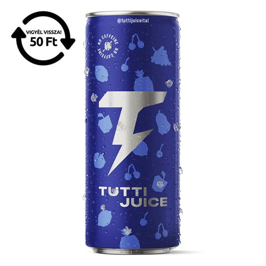 Üdítőital szénsavas TUTTI JUICE tutti frutti original 250 ml DRS kép