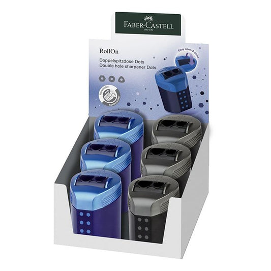 Hegyező FABER-CASTELL RollOn pöttyös 2 lyukú tartályos vegyes színekben kép