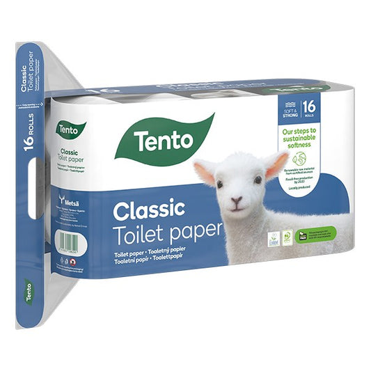 Toalettpapír TENTO Classic 16 tekercses 3 rétegű kép