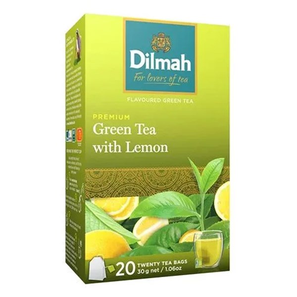 Zöld tea DILMAH Lemon 20 filter/doboz kép