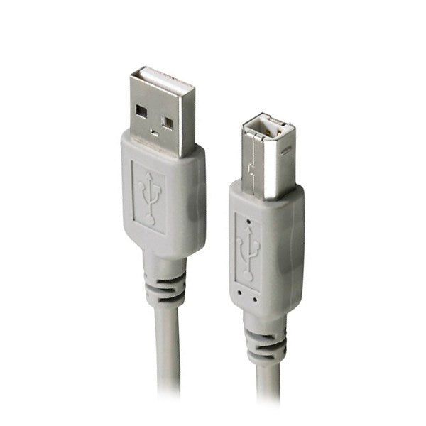 Kábel HAMA Eco USB-A/USB-B 1,5m szürke kép