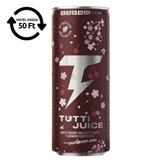Üdítőital szénsavas TUTTI JUICE sweet cherry 250 ml DRS kép