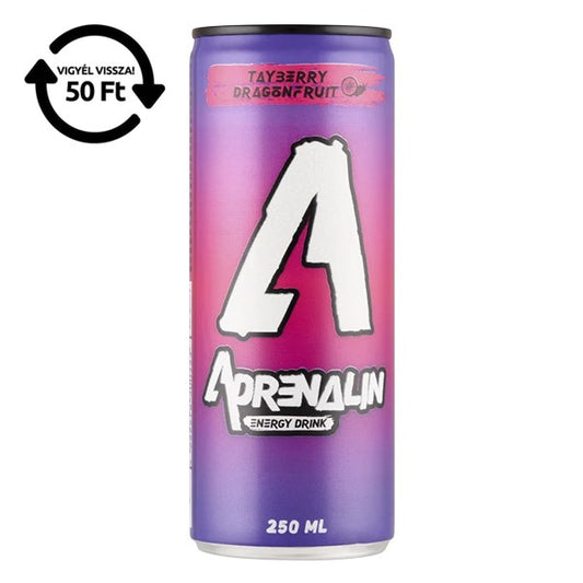 Energiaital ADRENALIN Szedermálna-sárkánygyümölcs 0,25L DRS kép