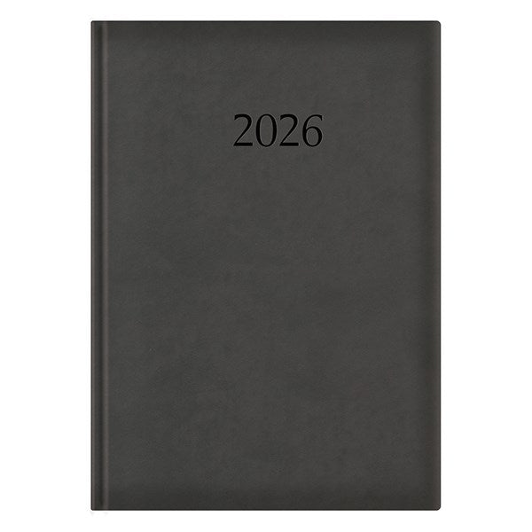 Határidőnapló TOPTIMER Wide W024 A/4 napi fehér lapos fekete 2026. kép