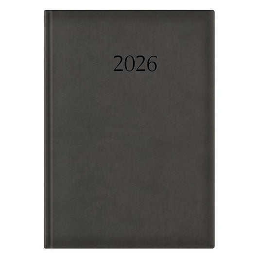 Határidőnapló TOPTIMER Wide W024 A/4 napi fehér lapos fekete 2026. kép