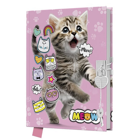 Emlékkönyv JUNIOR Cicás lakattal kép