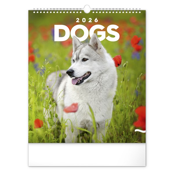 Falinaptár REALSYSTEM 300x340mm álló Dogs 2026. kép