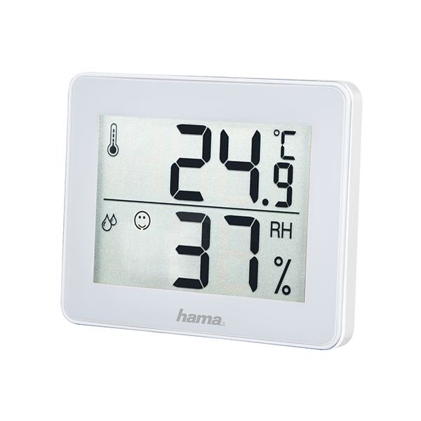 Hő és páratartalom mérő HAMA TH-130 fehér kép
