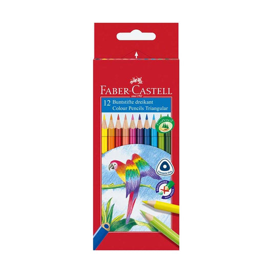 Színes ceruza FABER-CASTELL 1165 Papagáj háromszögletű 12 darabos kép