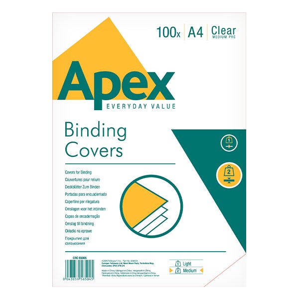 Előlap A/4 180 micron víztiszta kép