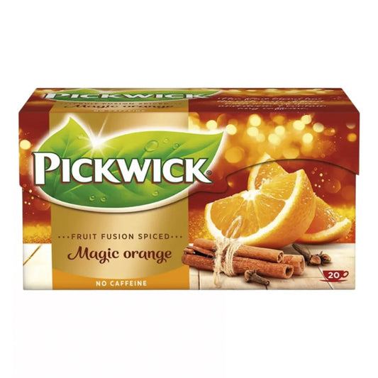Gyümölcstea PICKWICK Fruit Fusion magic orange 20 filter/doboz kép