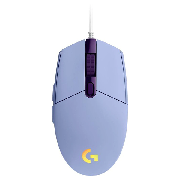 Egér vezetékes LOGITECH G102 LightSync USB 6 gombos 8000 DPI lila kép