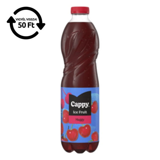 Üdítőital szénsavmentes CAPPY Ice Fruit Meggy 1,5L DRS kép