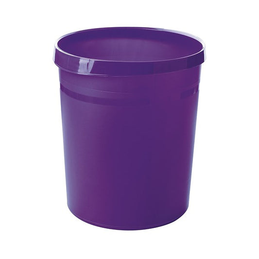 Papírkosár műanyag tömörfalú HAN TREND lila 18L kép