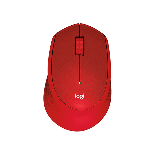 Egér vezeték nélküli LOGITECH M330 Silent 2,4 Ghz 1000 DPI piros kép