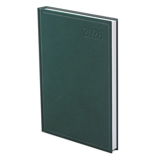 Határidőnapló TOPTIMER Traditional T011 B/5 heti fehér lapos zöld 2026. kép