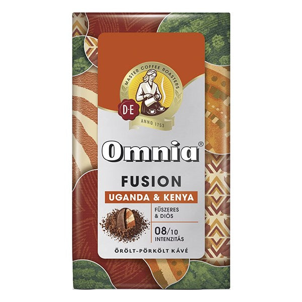 Kávé őrölt DOUWE EGBERTS Omnia Fusion Uganda&Kenya 225 g kép
