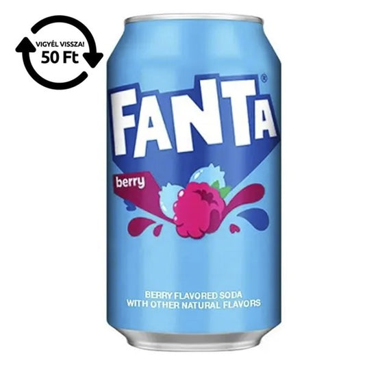 Üdítőital szénsavas FANTA Berry 355 ml DRS kép