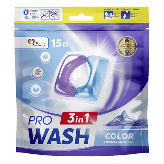 Mosókapszula PROWASH Mountain freshness color 15 darabos kép