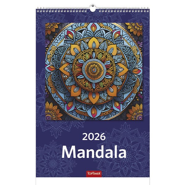 Falinaptár TOPTIMER T094 220x330mm álló Mandala 2026. kép