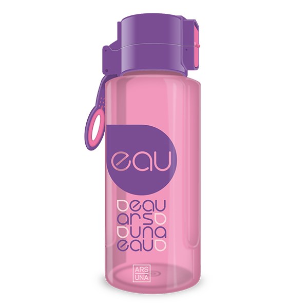 Kulacs ARS UNA műanyag BPA-mentes 650 ml rózsaszín-lila kép