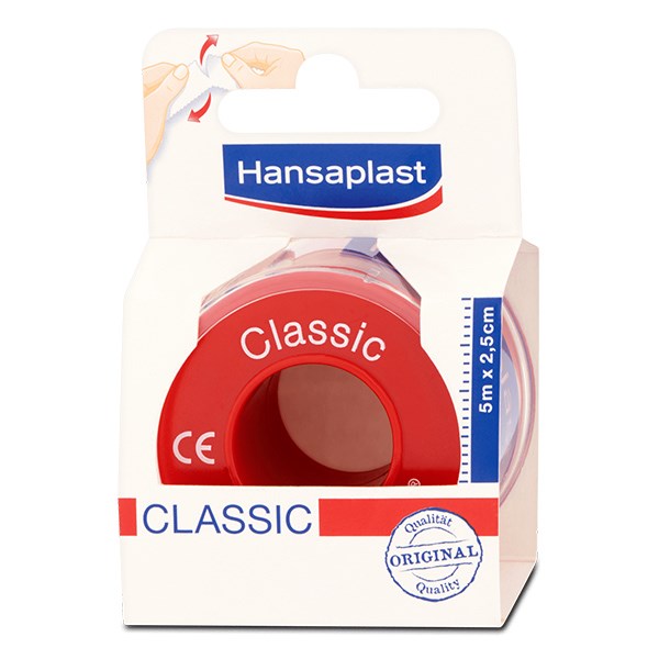Ragtapasz HANSAPLAST tekercses classic 5 m x 2,5 cm kép