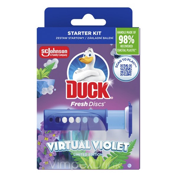 Toalett illatosító korong DUCK Fresh Discs Violet 36ml kép