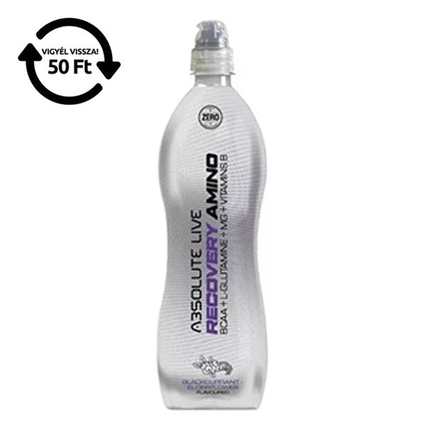 Sportital ABSOLUTE LIVE Recovery Amino feketeribizli-bodzavirág 900 ml DRS kép