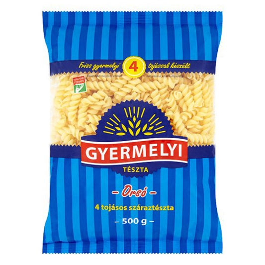 Száraztészta orsó GYERMELYI 4 tojásos 500 g kép