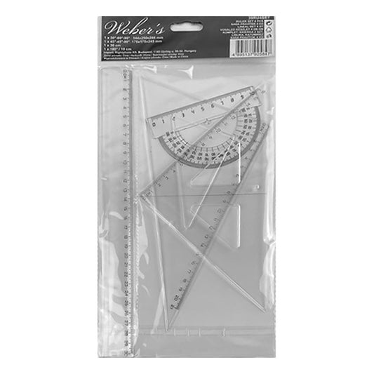 Vonalzókészlet WEBER`S 4 darabos kép