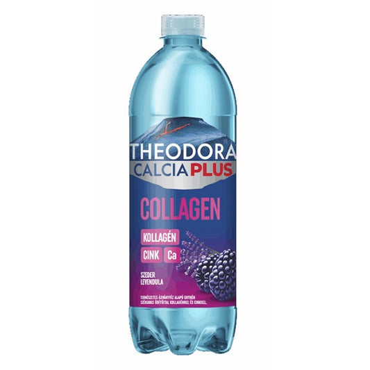 Ásványvíz szénsavas THEODORA Calcia Plus Collagen szeder-levendula 0,7 L DRS kép