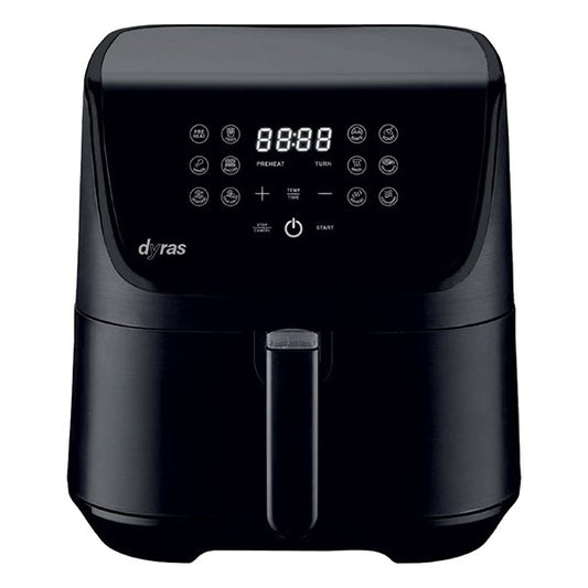 Forrólevegős sütő DYRAS AIRF-55L fekete kép