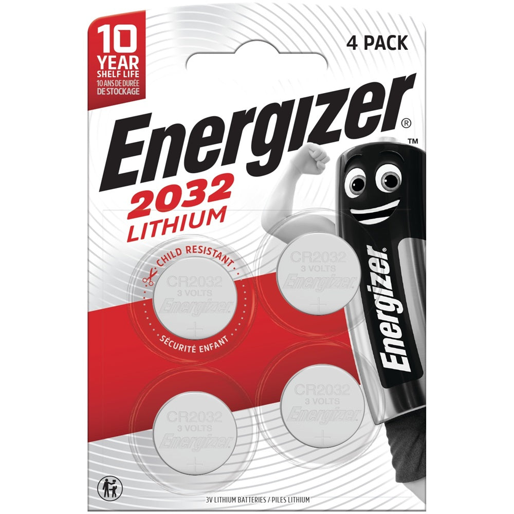 Elem gombelem CR2032 lítium 4 db/csomag, Energizer kép