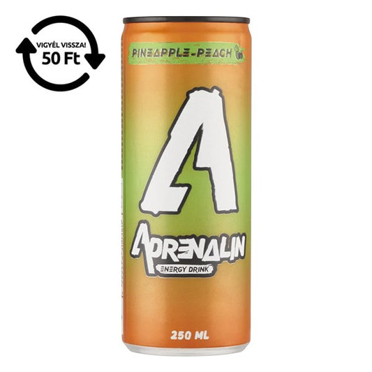 Energiaital ADRENALIN Ananász-őszibarack 0,25L DRS kép