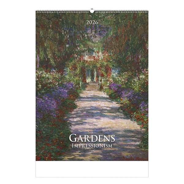 Falinaptár TOPTIMER T096 420x560mm álló Gardens impressionism 2026. kép