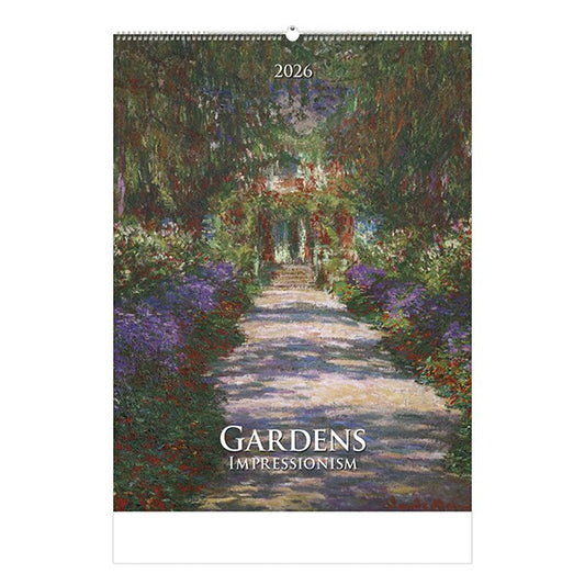 Falinaptár TOPTIMER T096 420x560mm álló Gardens impressionism 2026. kép
