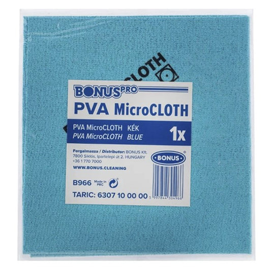 Törlőkendő mikroszálas BONUS pro PVA microloth Bioactive 39x36cm kék kép