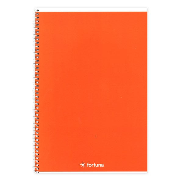 Spirálfüzet vonalas FORTUNA Monocolor A/4 70 lapos narancssárga kép