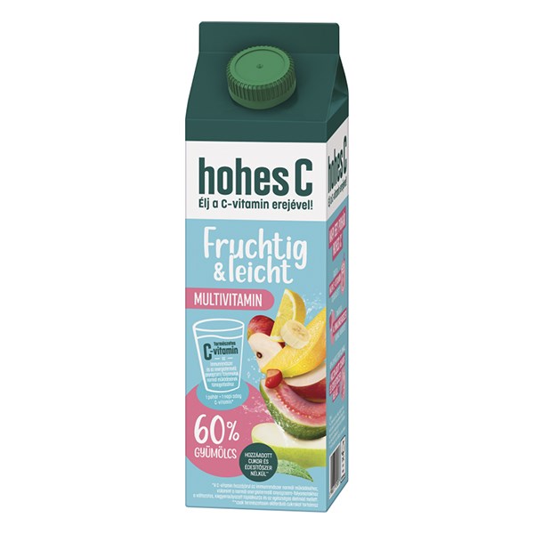 Gyümölcslé HOHES C Plus Fruchtig&Leicht Multivitamin 60% 1L kép