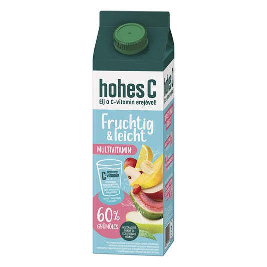 Gyümölcslé HOHES C Plus Fruchtig&Leicht Multivitamin 60% 1L kép
