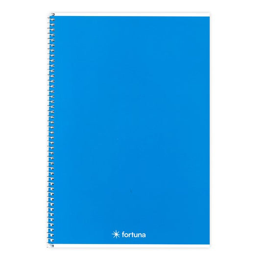 Spirálfüzet vonalas FORTUNA Monocolor A/5 70 lapos sötétkék kép