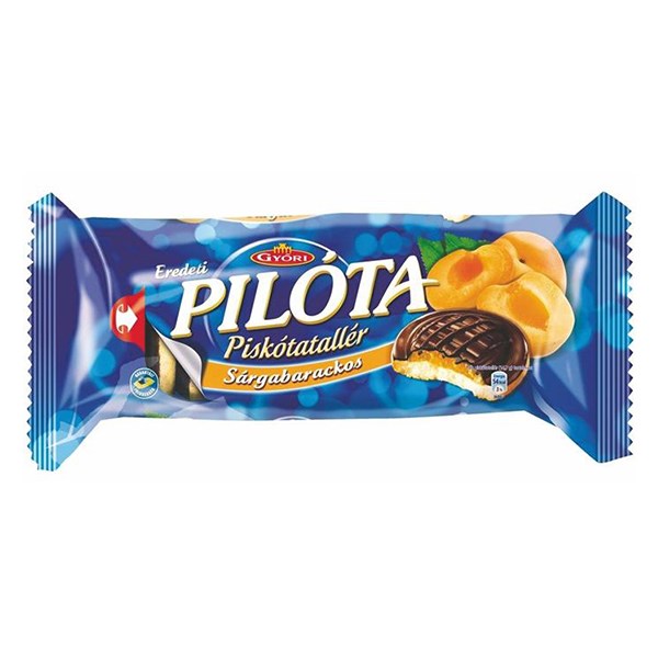 Piskótatallér PILÓTA sárgabarackos 147 g kép