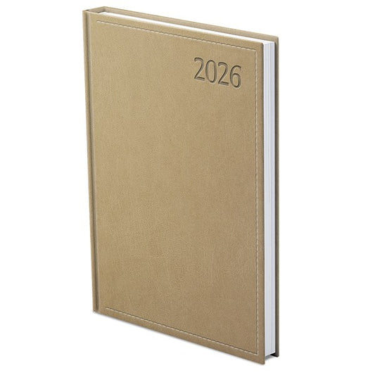 Határidőnapló TOPTIMER Traditional T010 A/4 heti fehér lapos bézs 2026. kép