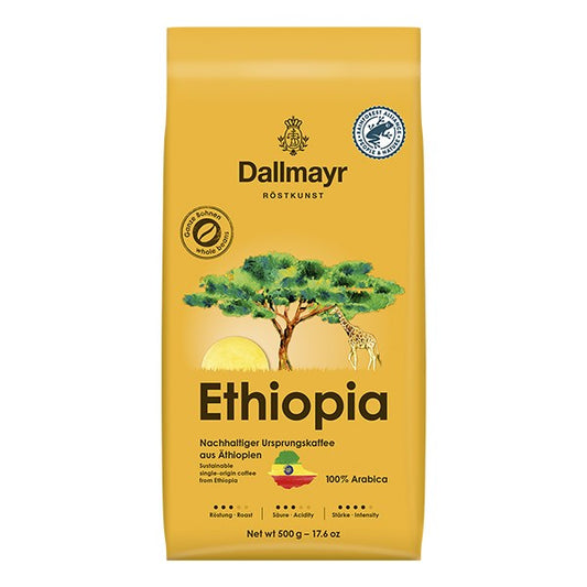 Kávé szemes DALLMAYR Ethiopia 100% arabica 500 g kép